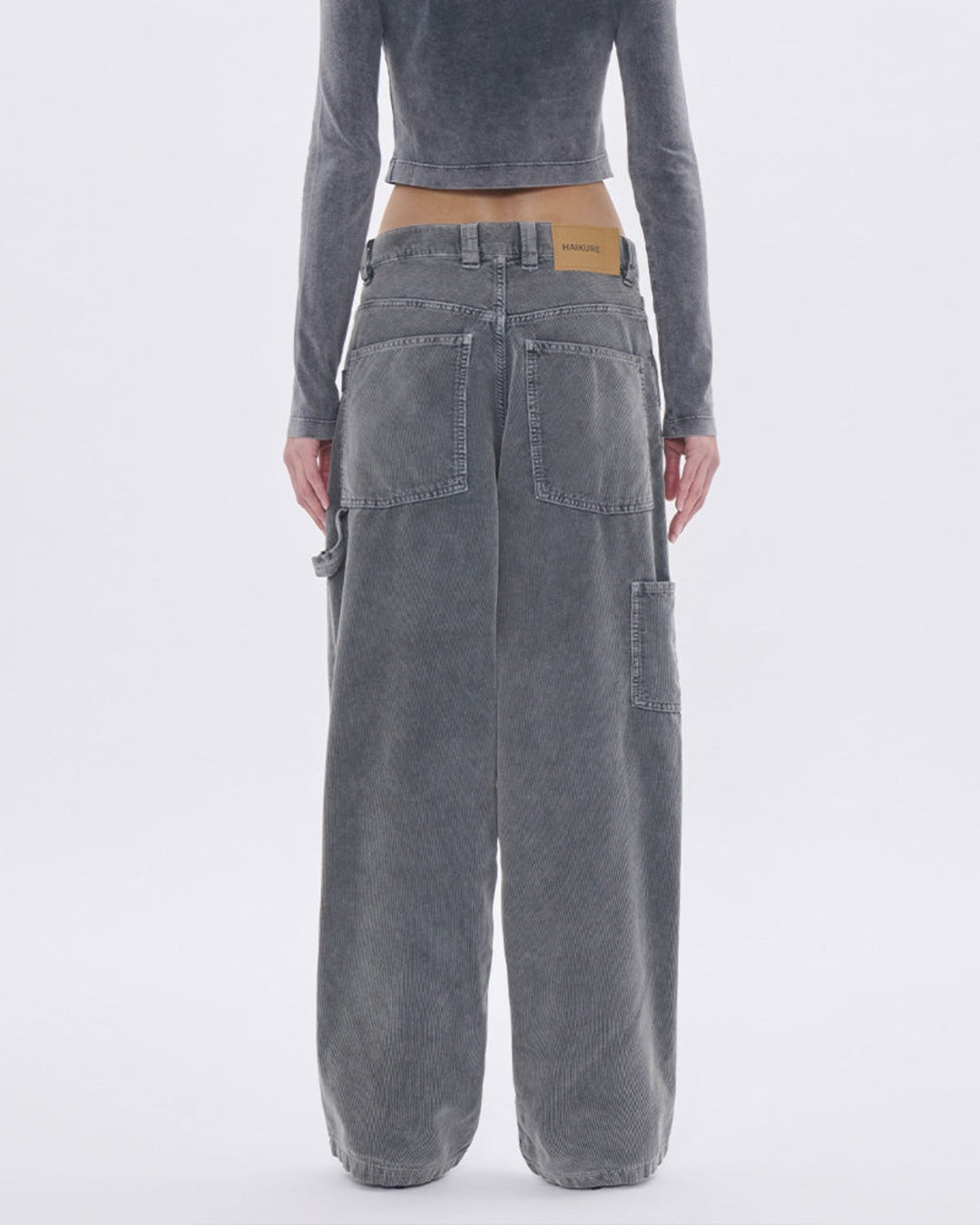 Haikure - Jeans Sibilla Velvet Pier - Gris