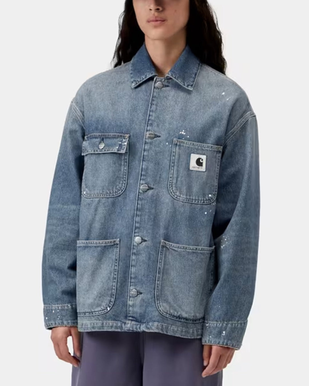 Carhartt Wip - Og Michigan Smithtown Jacket - Blue Destroy Wash