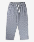 Bleu - Relaxed Hickory Stripe Trousers - Blue