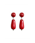 Blanca Olmos Studio - Boucles D'Oreilles Rocio - Rouge