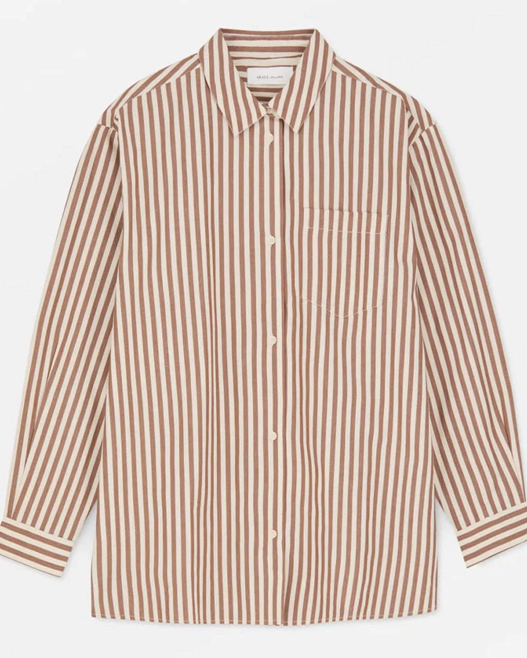 Skall Studio - Edgar Shirt - Brown and Ecru