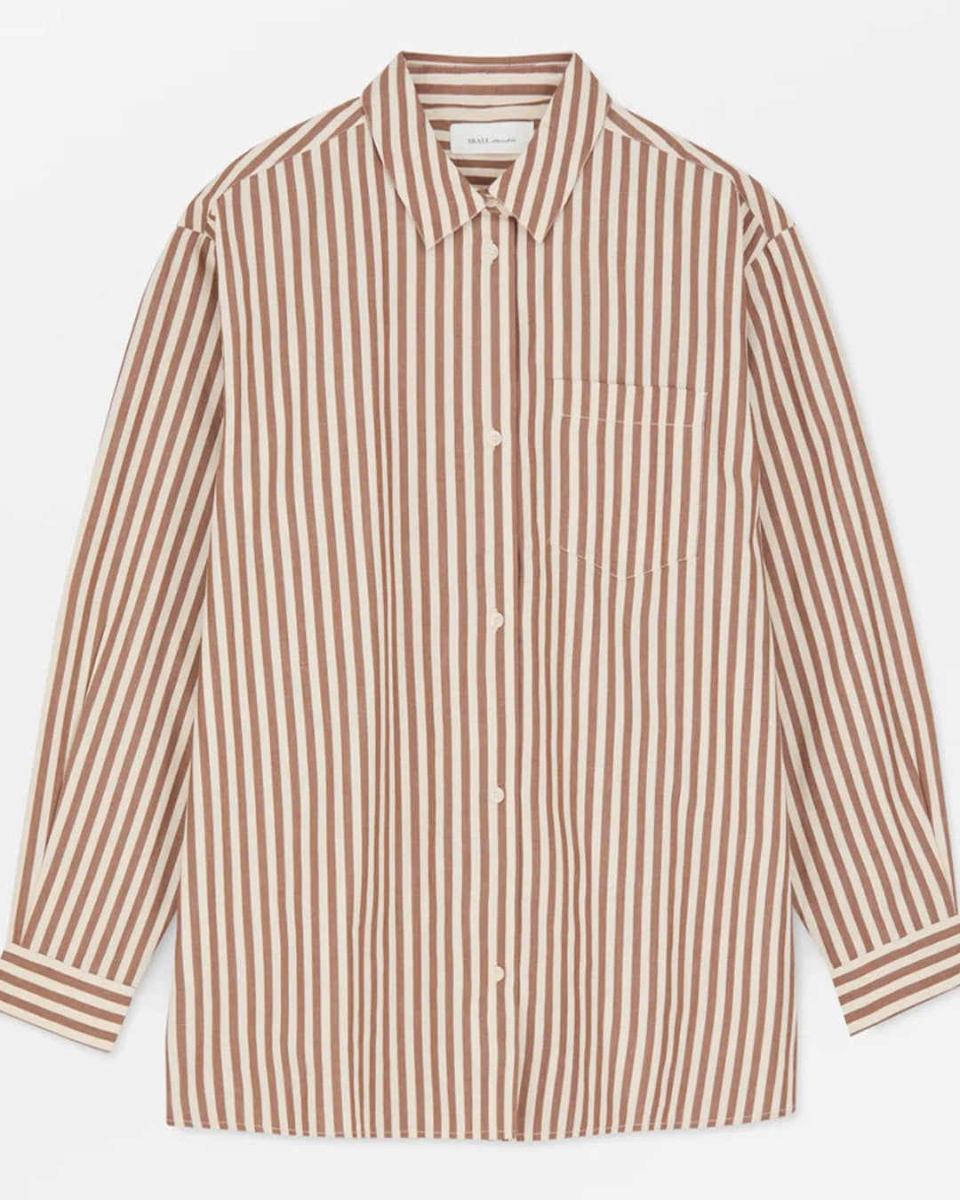 Skall Studio - Chemise Edgar - Marron & Ecru