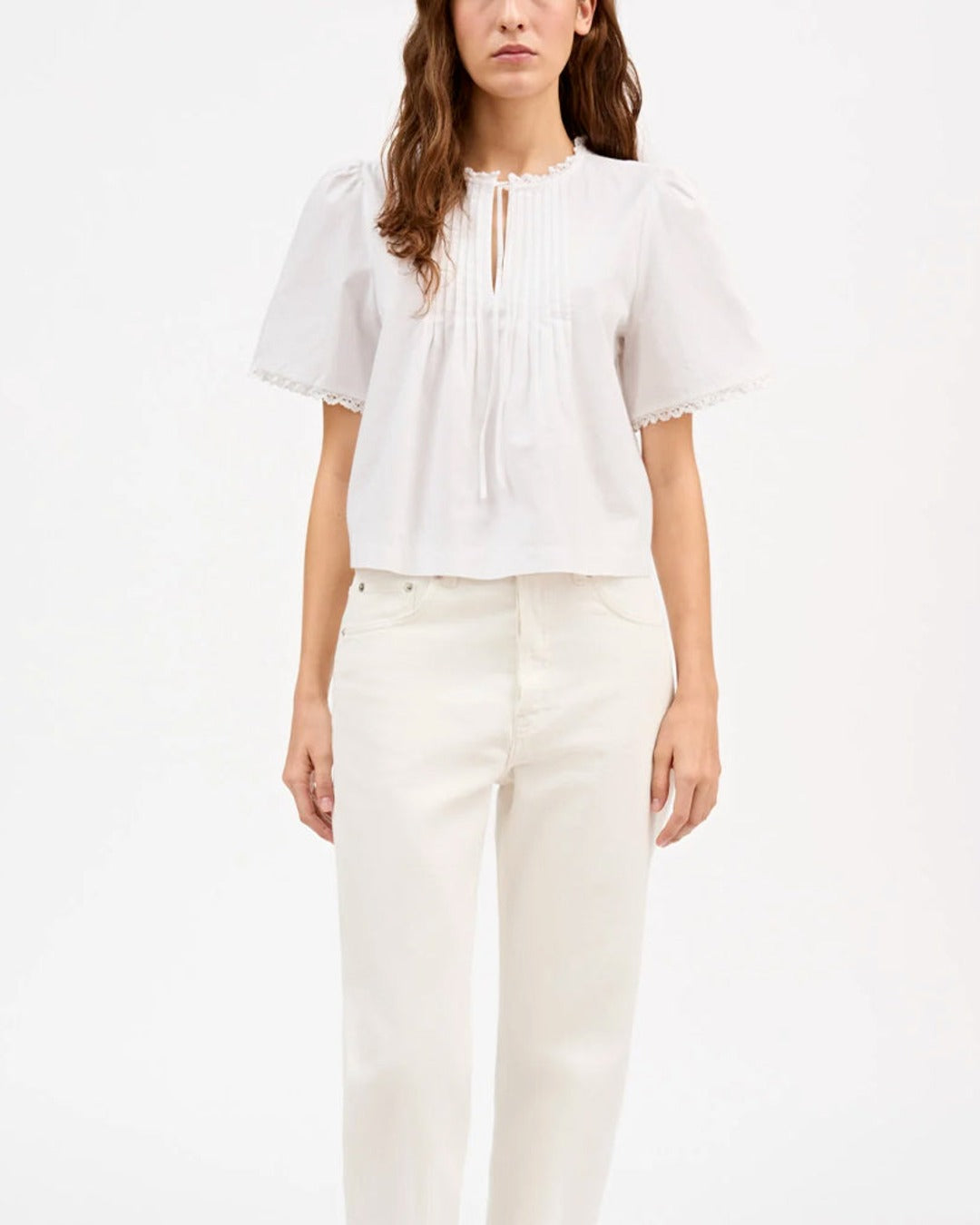 Skall Studio - Blouse Freesia - Blanc Optique