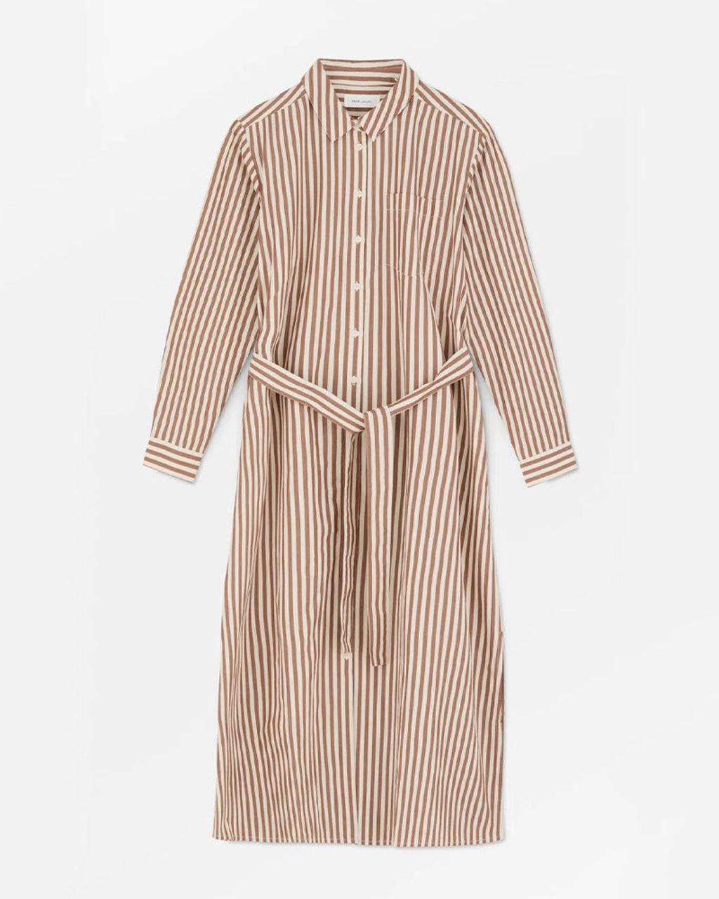 Skall Studio - Robe Chemise Leigh - Marron & Ecru