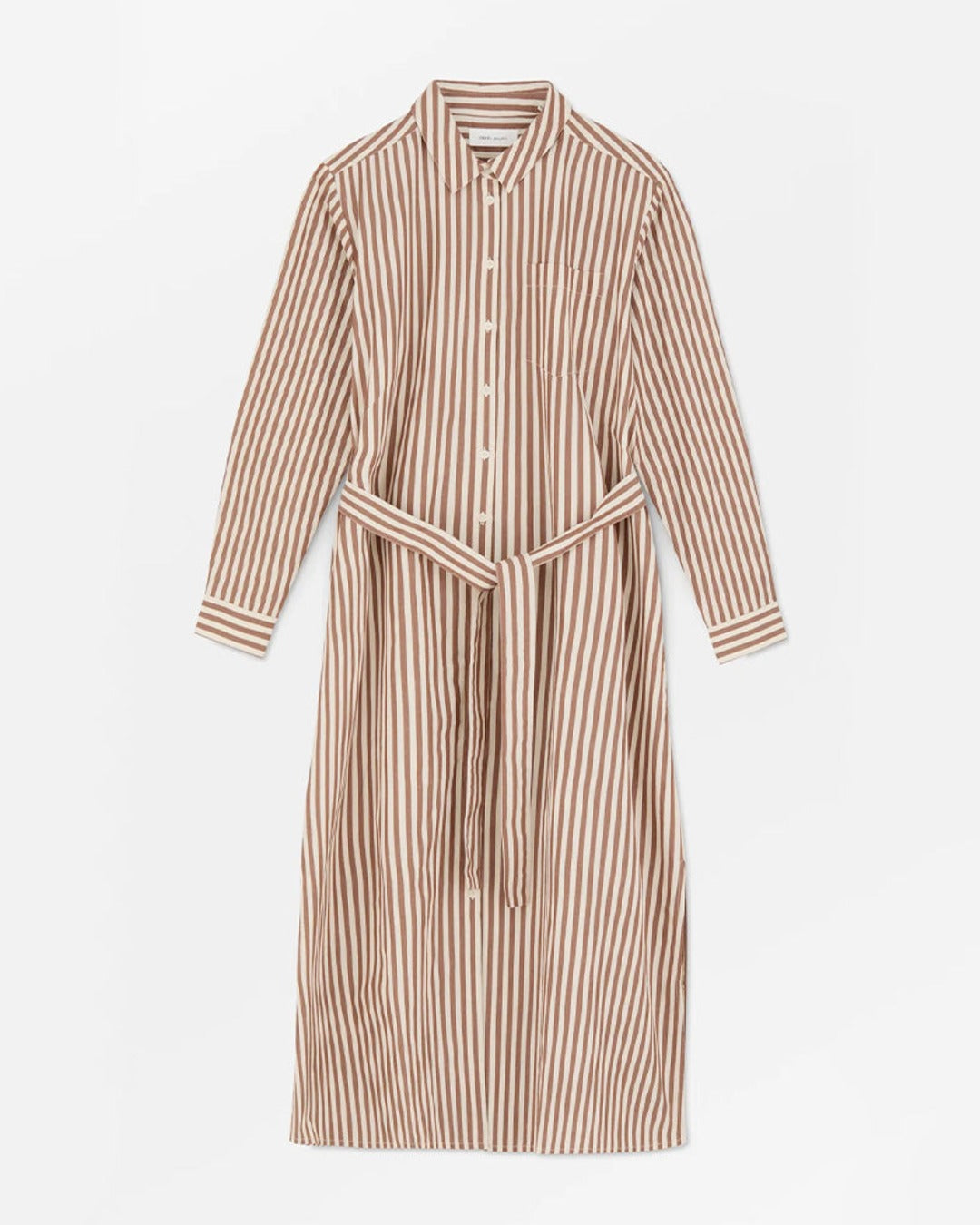 Skall Studio - Robe Chemise Leigh - Marron & Ecru