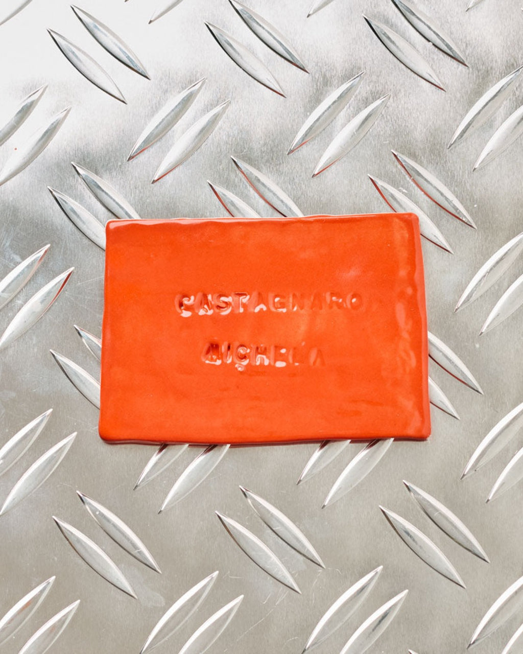 Merci x Michela Castagnaro - Ride ticket Merci ceramic - Red