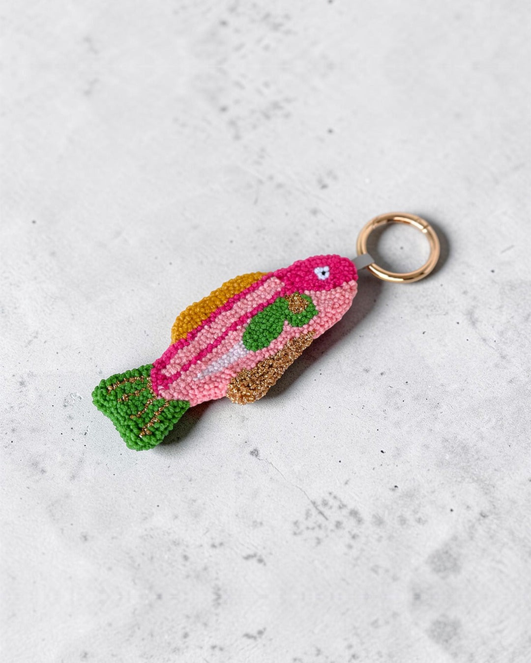 N2 Studio - Sardine Key Ring - Pink & Green