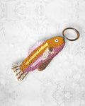 N2 Studio - Sardine Key Ring - Rust Lilac & Cream