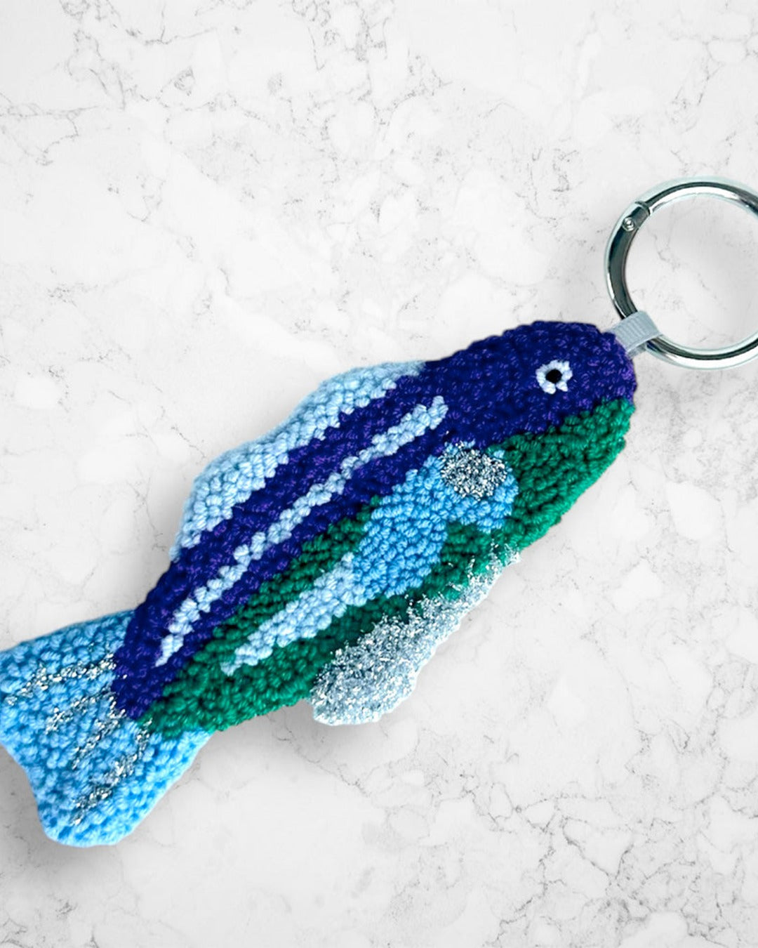 N2 Studio - Sardine Key Ring - Navy & Forest
