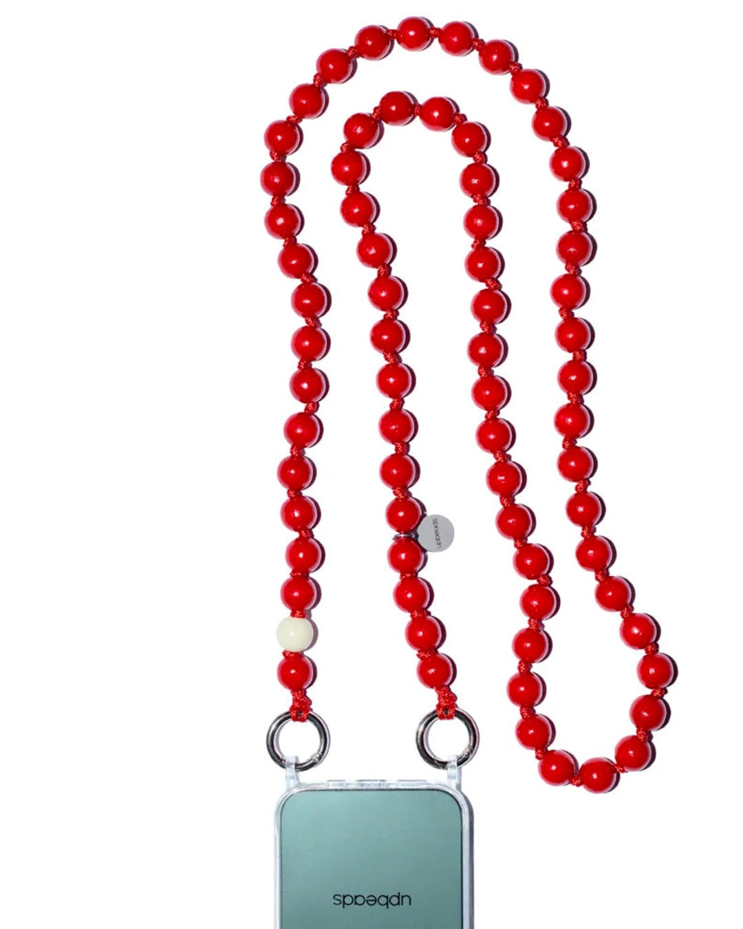 Upbeads - Phone Chain - Simply Red