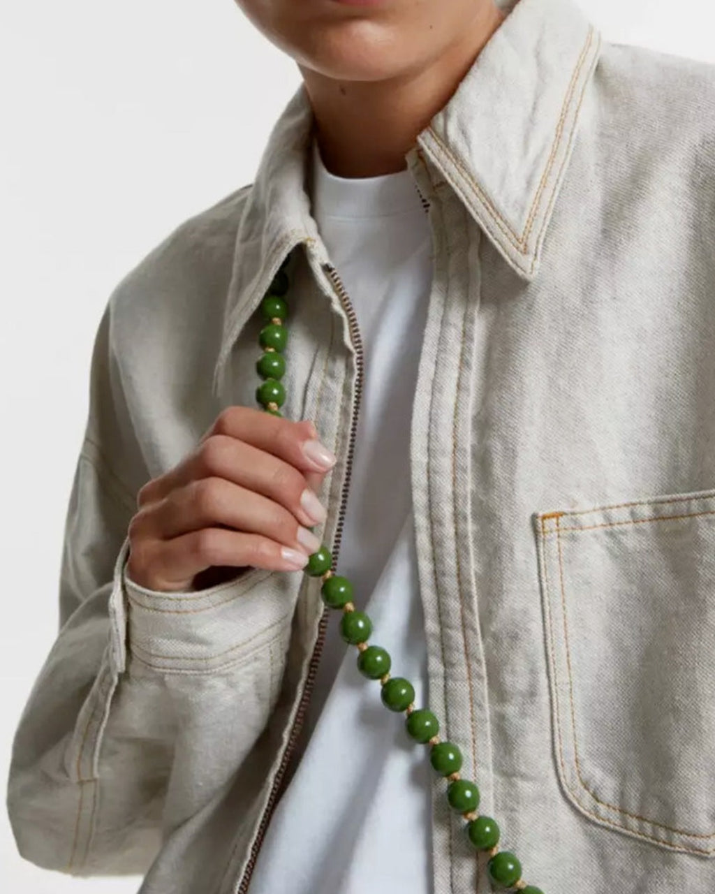 Upbeads - Phone Chain - Olive
