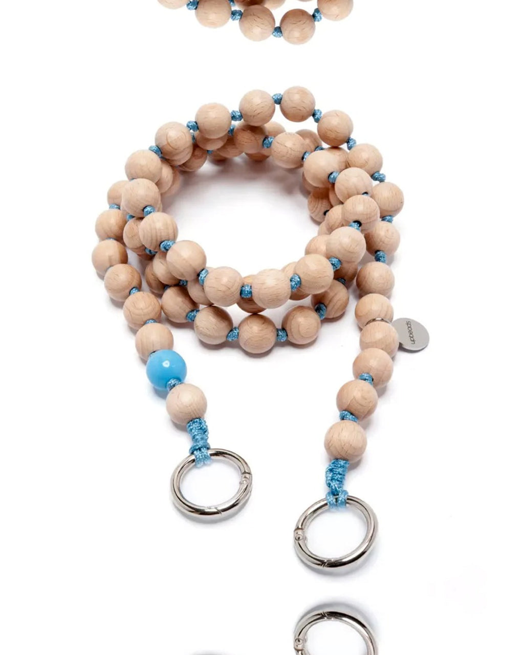 Upbeads - Phone Chain - Woody Blue