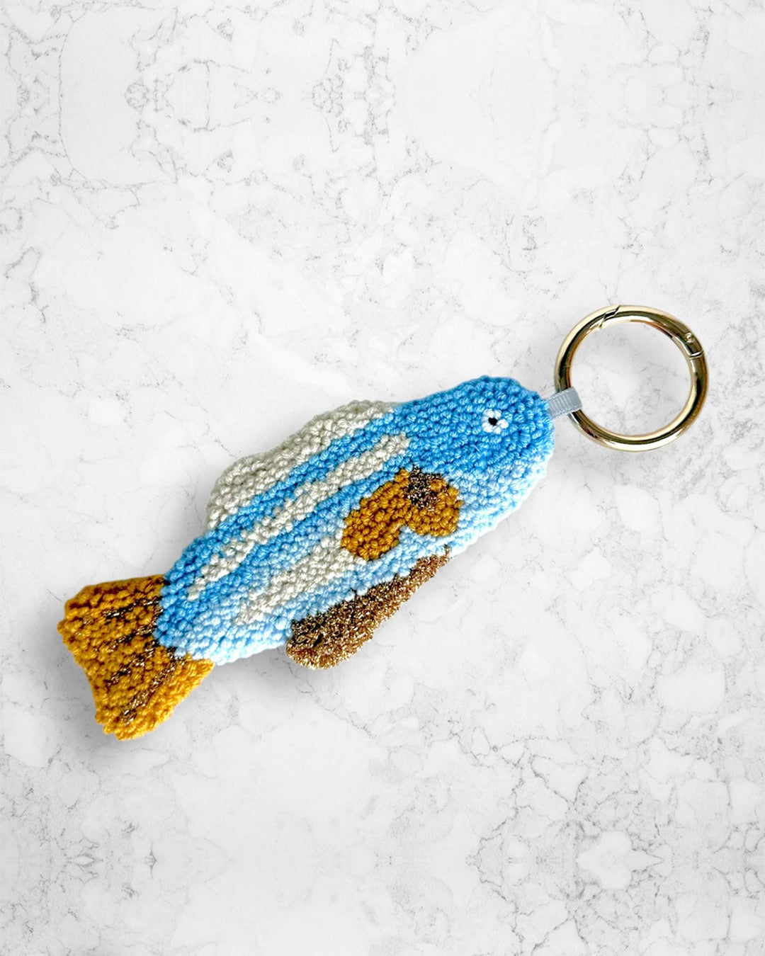 N2 Studio - Sardine Key Ring - Rust Lilac & Cream