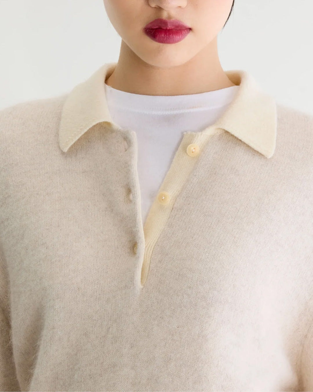 Bellerose - Dusto polo shirt - Ecru