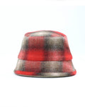 Cableami - Chapeau 70S Wool Shaggy Check - Rouge