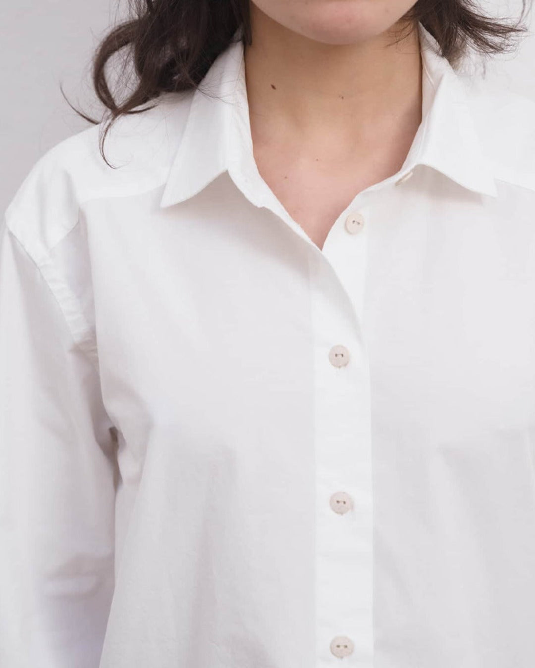 Baserange - Bent Shirt - White