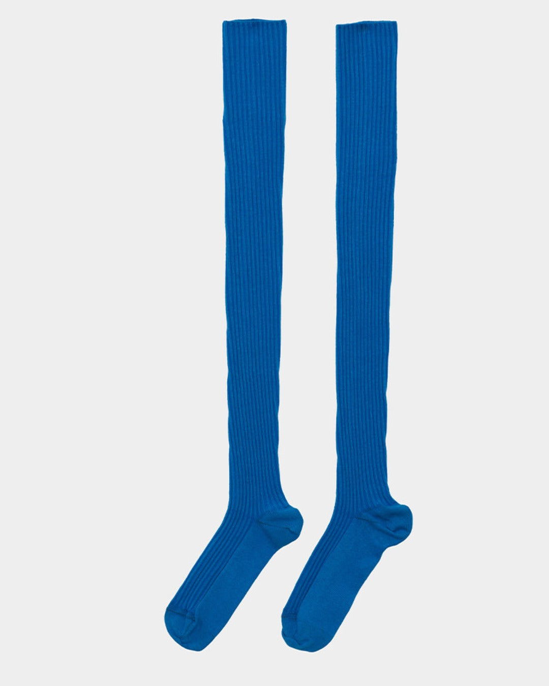 Baserange - Chaussettes Hautes Rib - Bleu Ova