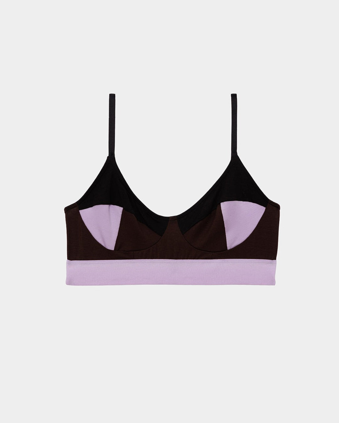 Baserange - Soutien Gorge Soft - Noir Tactile