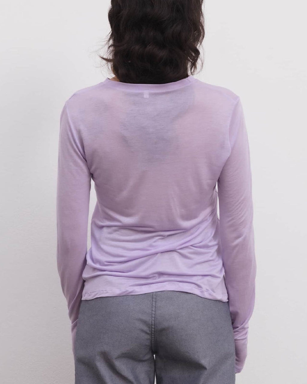 Baserange - T Shirt Manches Longues - Violet