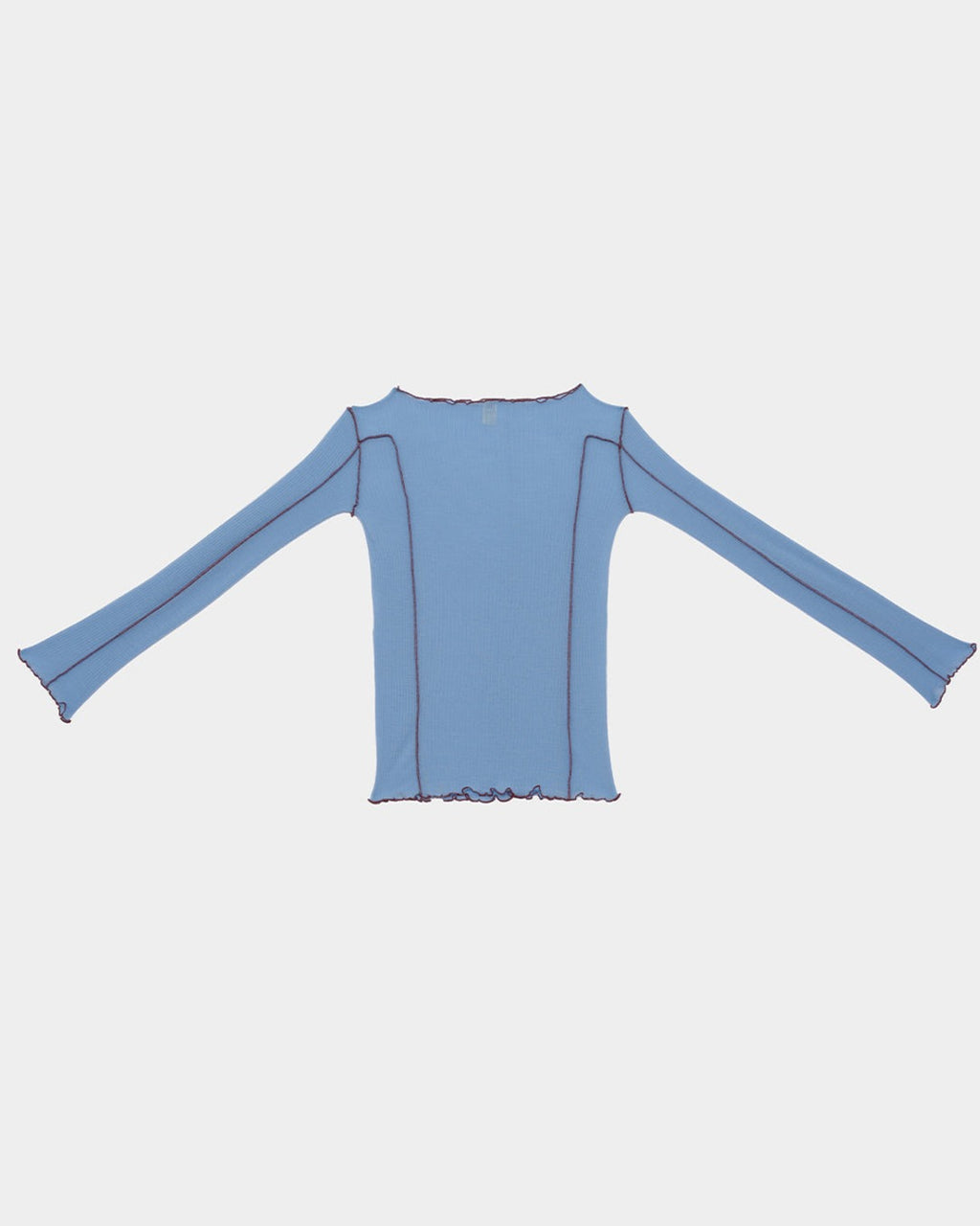 Baserange - Omato T Shirt - Blue Pinto