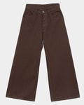 Baserange - Pantalon Tajo Wide - Marron Cata