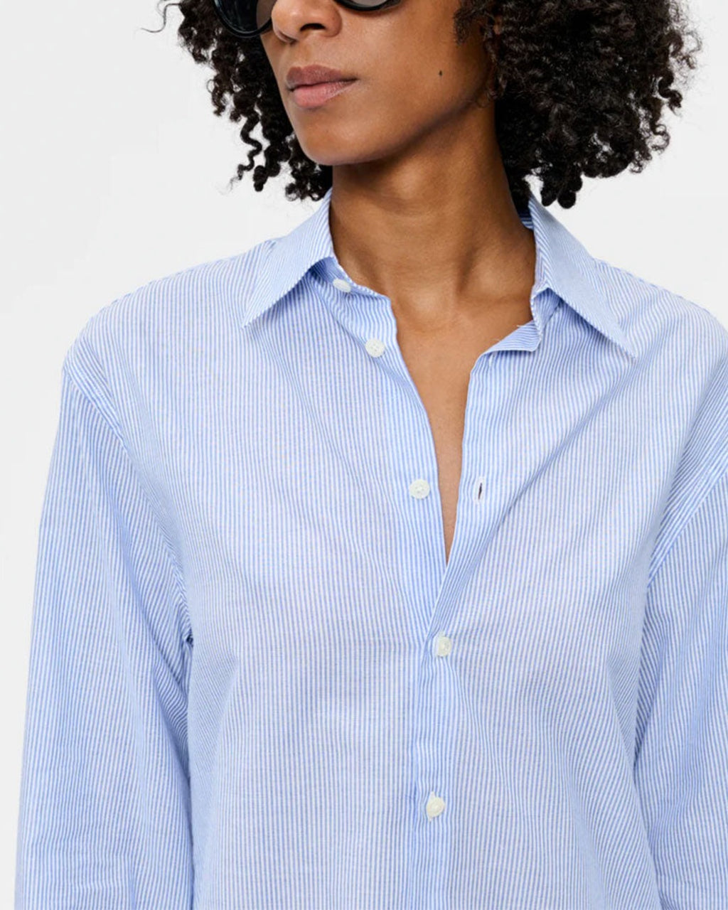 6397 - Chemise Habillée - Rayures Bleues