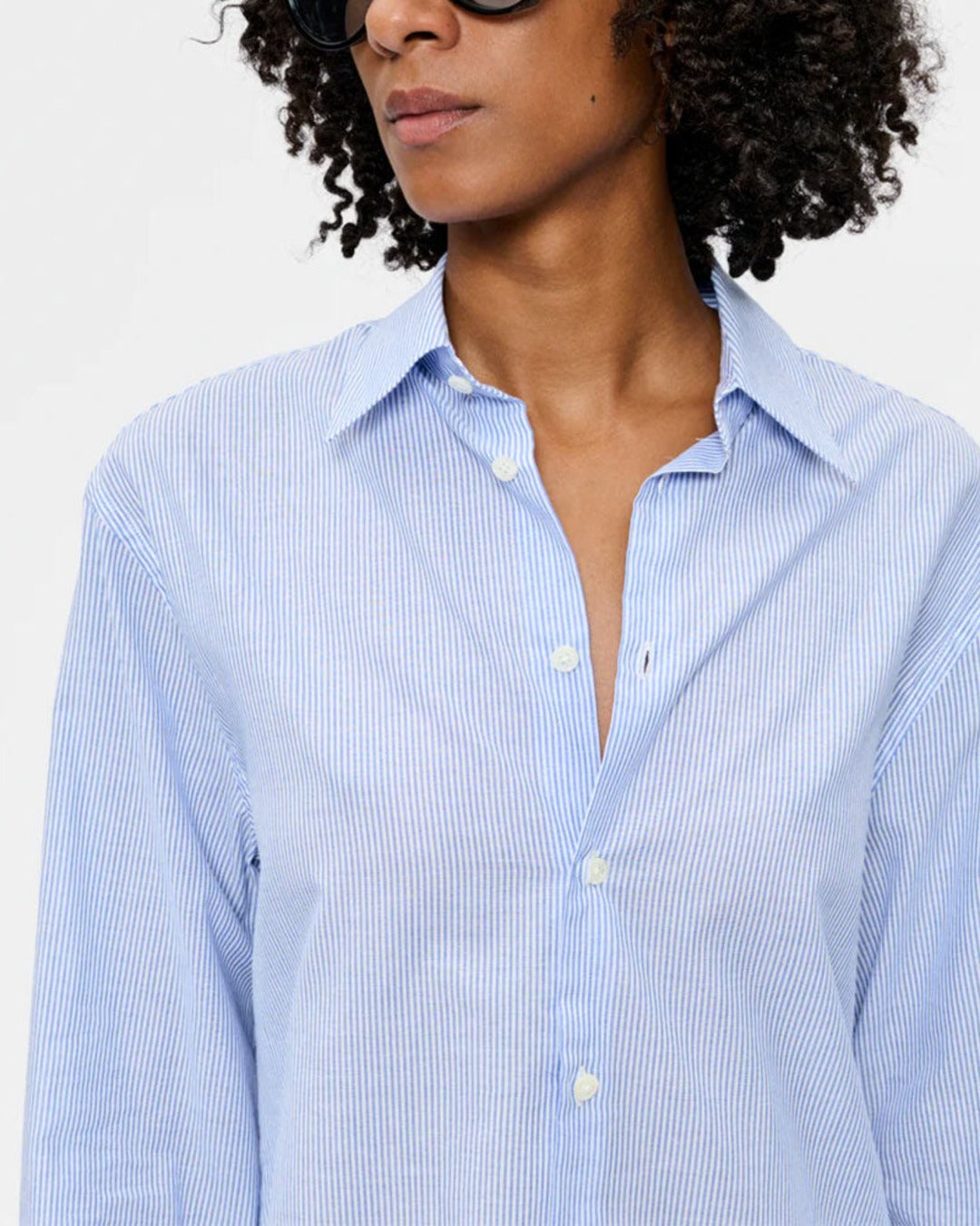 6397 - Chemise Habillée - Rayures Bleues