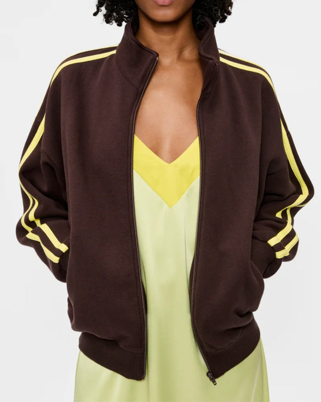 6397 - Veste Polaire Track Zip Up - Soil