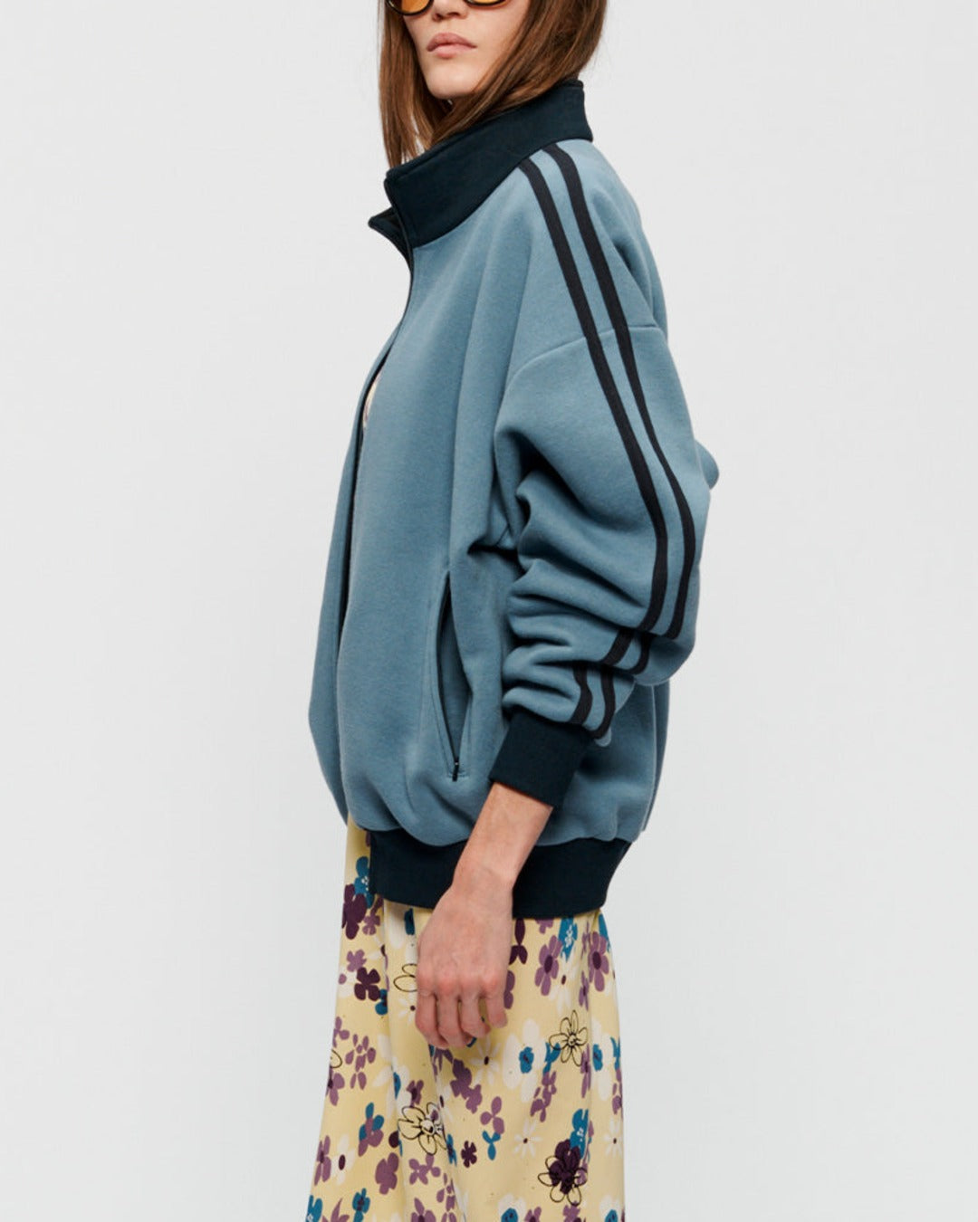 6397 - Veste Polaire Track Zip Up - Bleu