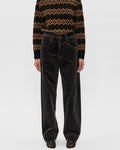 6397 - Side Dart Pants - Ebony