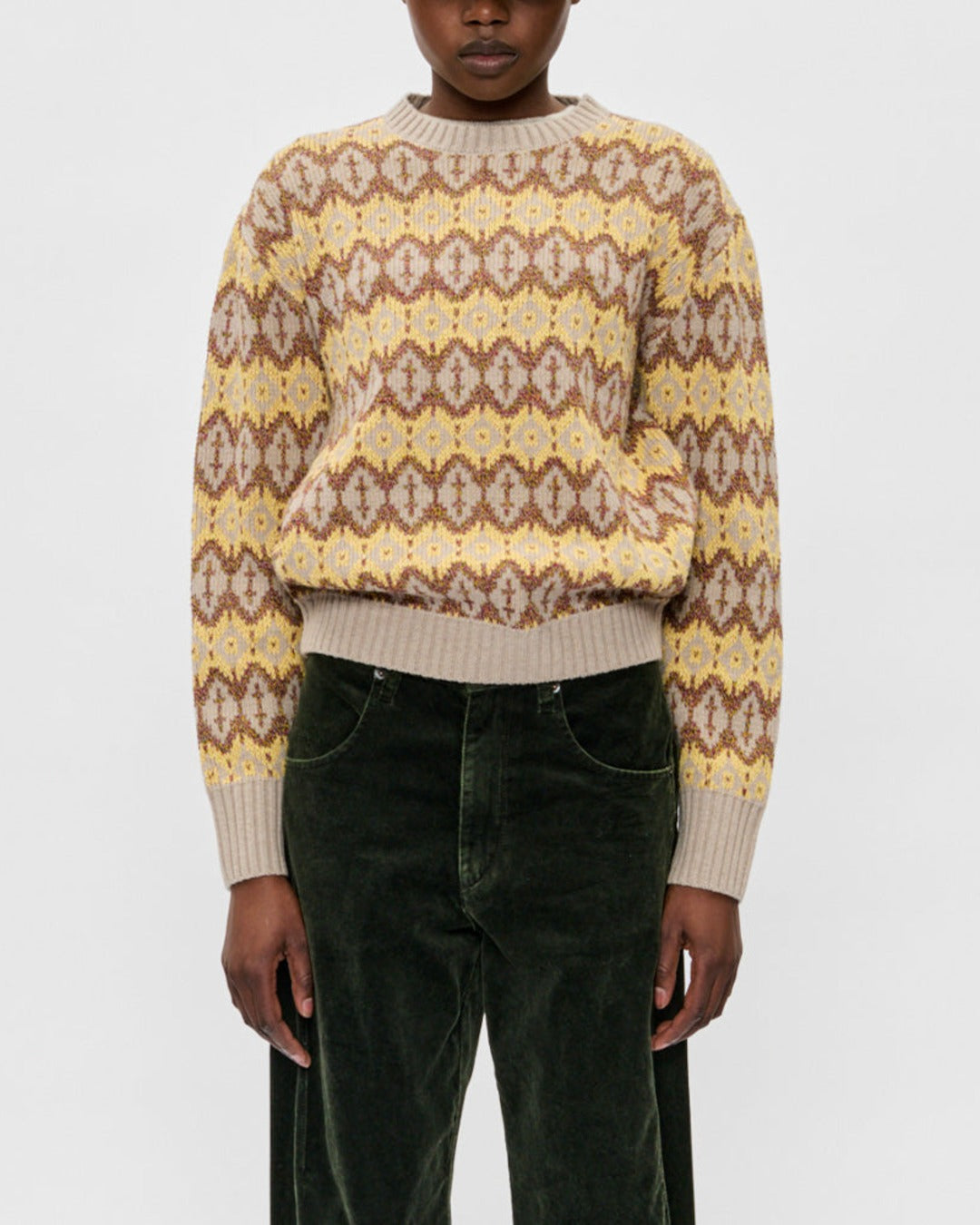 6397 - Fairisle sweater - Sunbeam