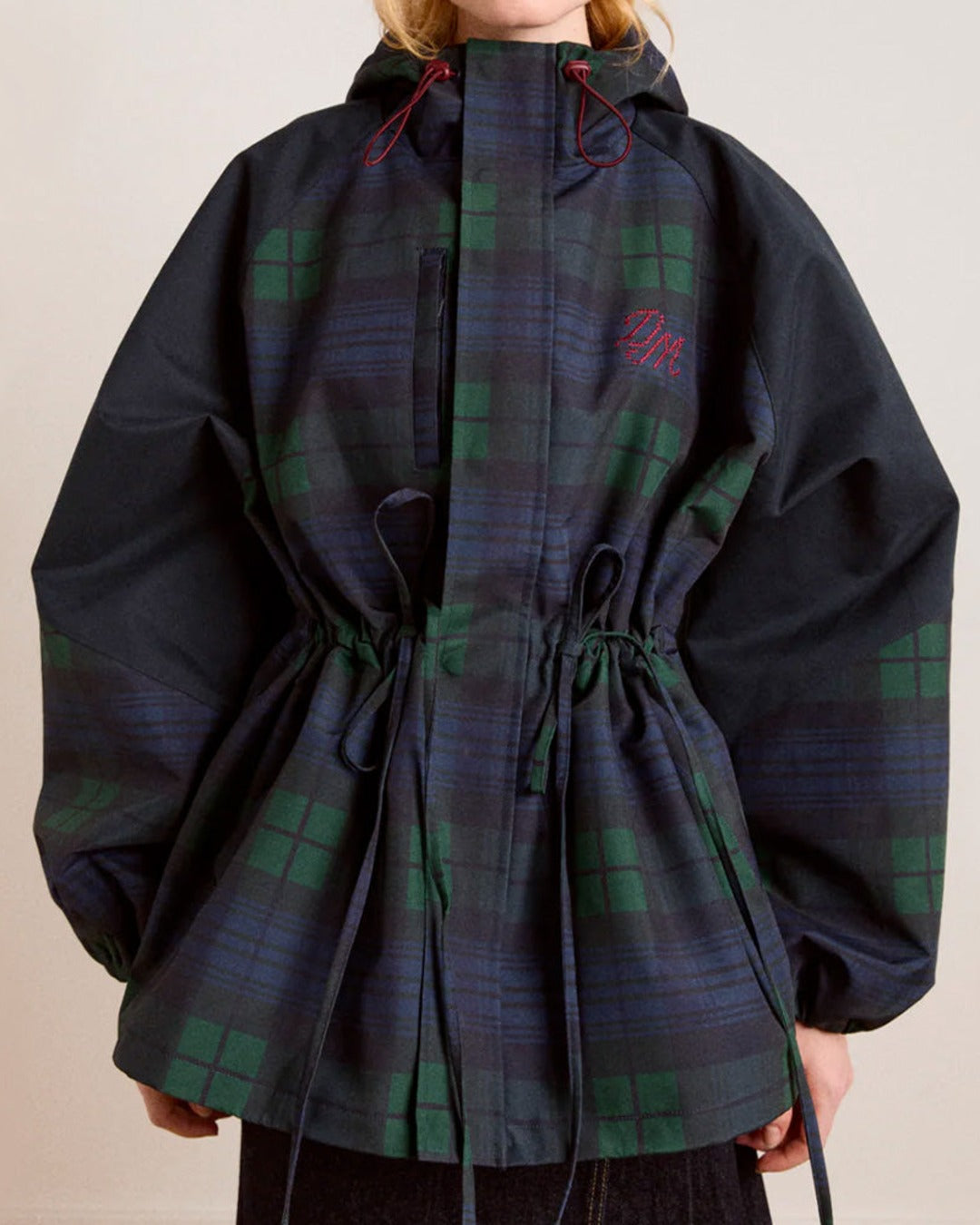 Damson Madder - Liu Waterproof Jacket - Navy