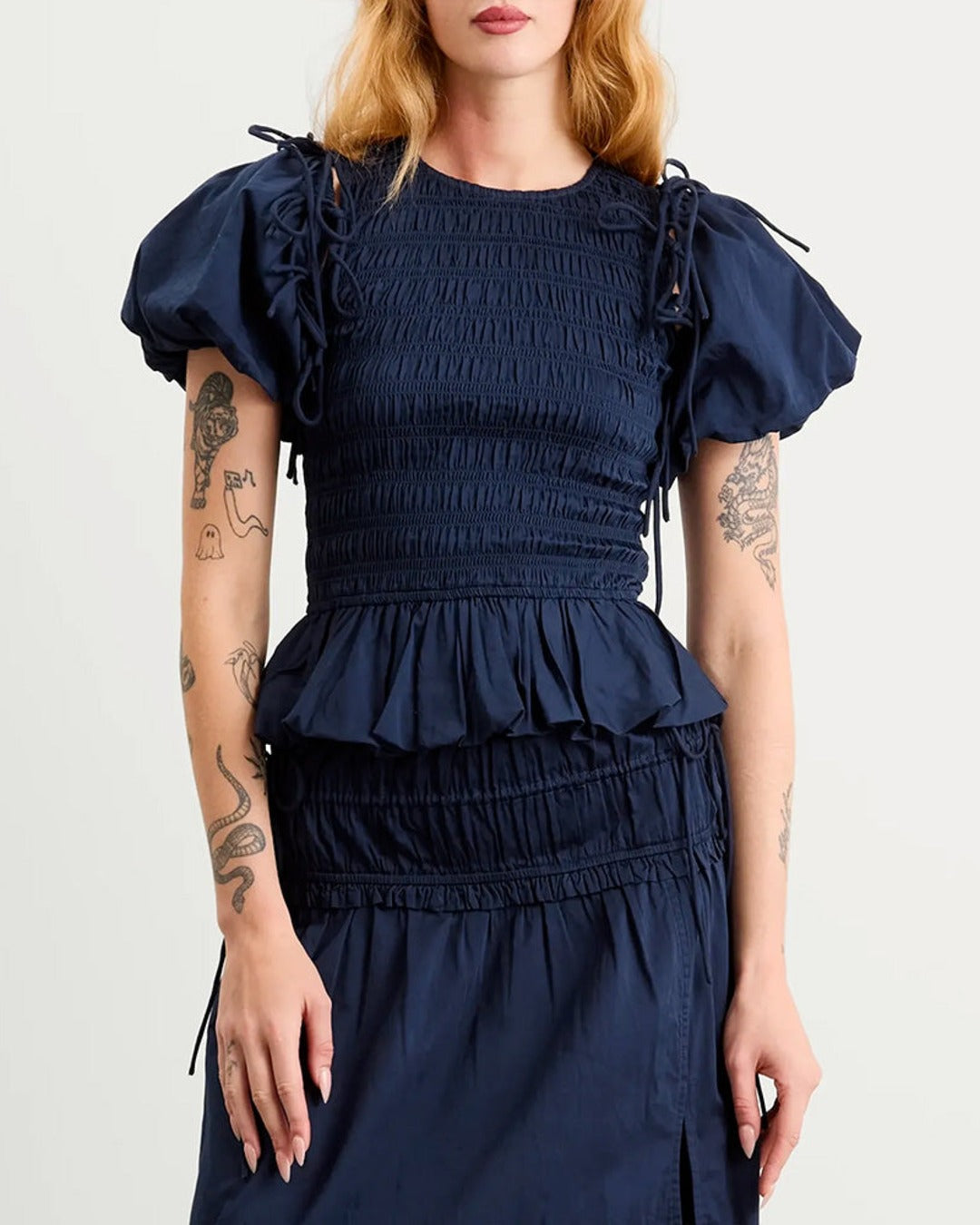 Damson Madder - Becca Blouse - Navy