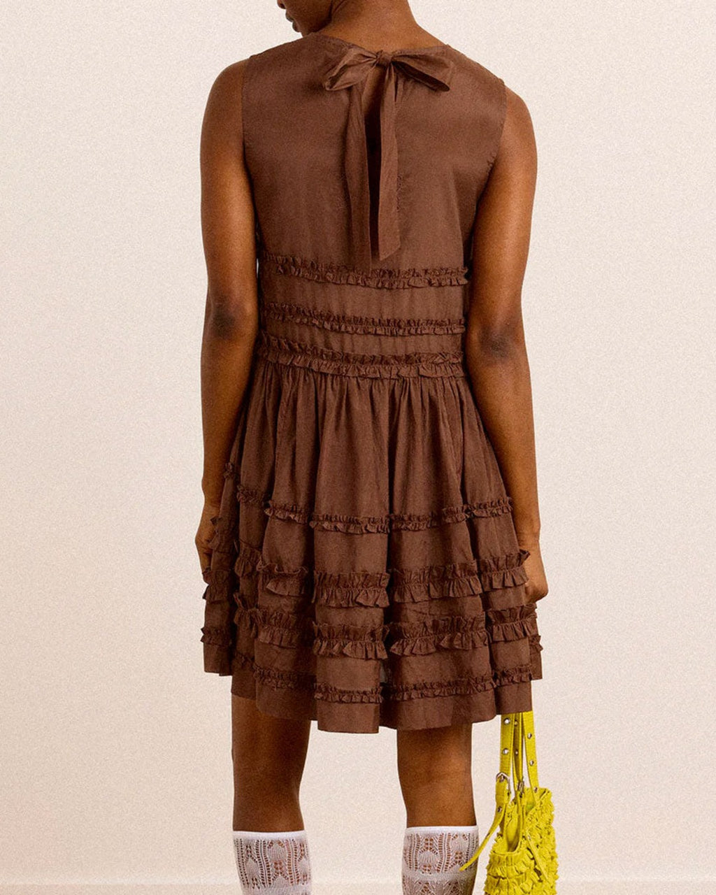 Damson Madder - Reed Dress - Chocolate