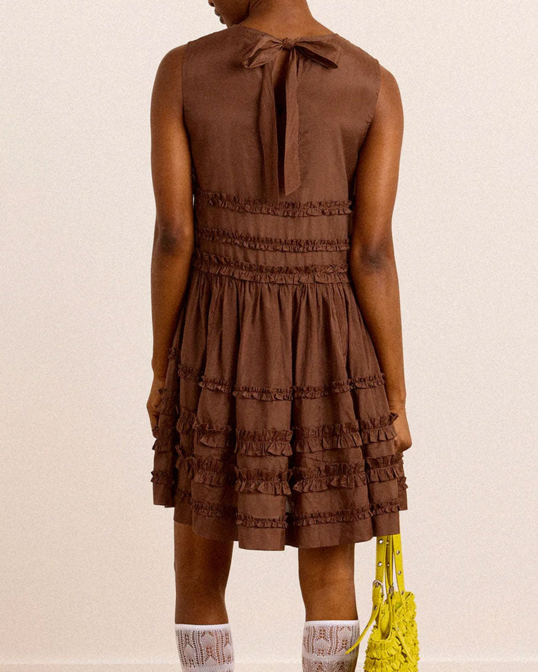 Damson Madder - Reed Dress - Chocolate