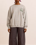 Damson Madder - Deli Dog Sweatshirt - Grey