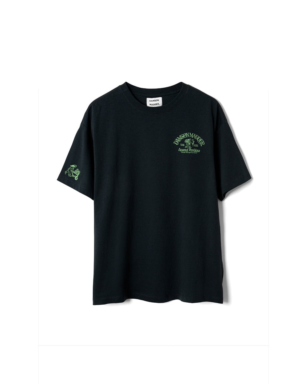 Damson Madder - "Grown In The Garden" T-shirt - Charcoal