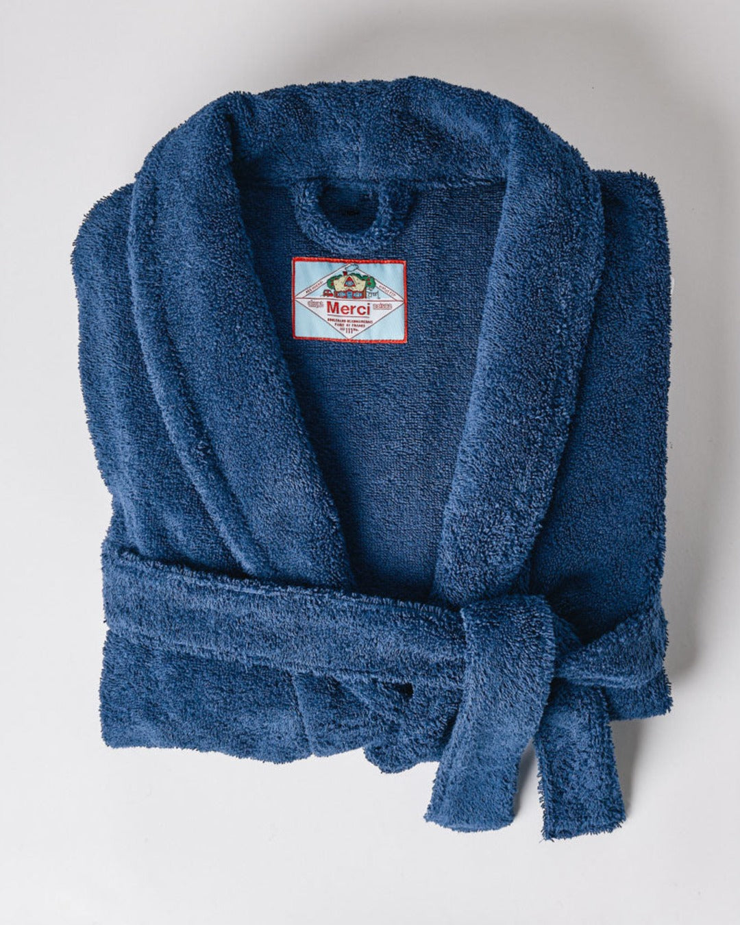Merci - Terry Cloth Bathrobe - Blue Night