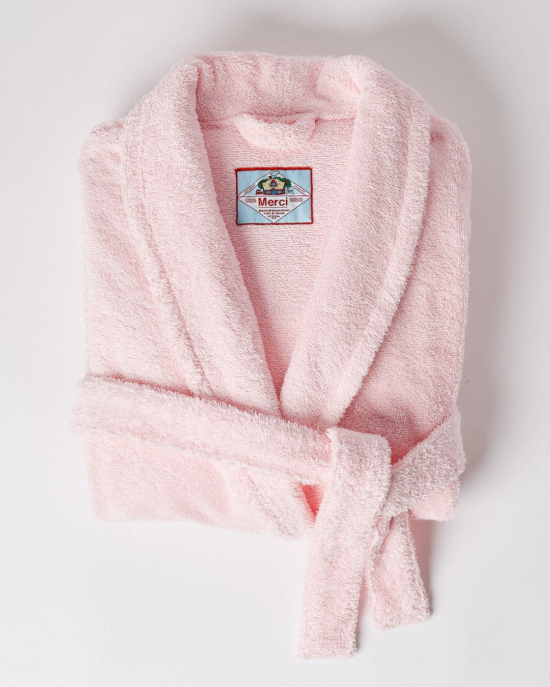 Merci - Terry Cloth Bathrobe - Dawn Pink