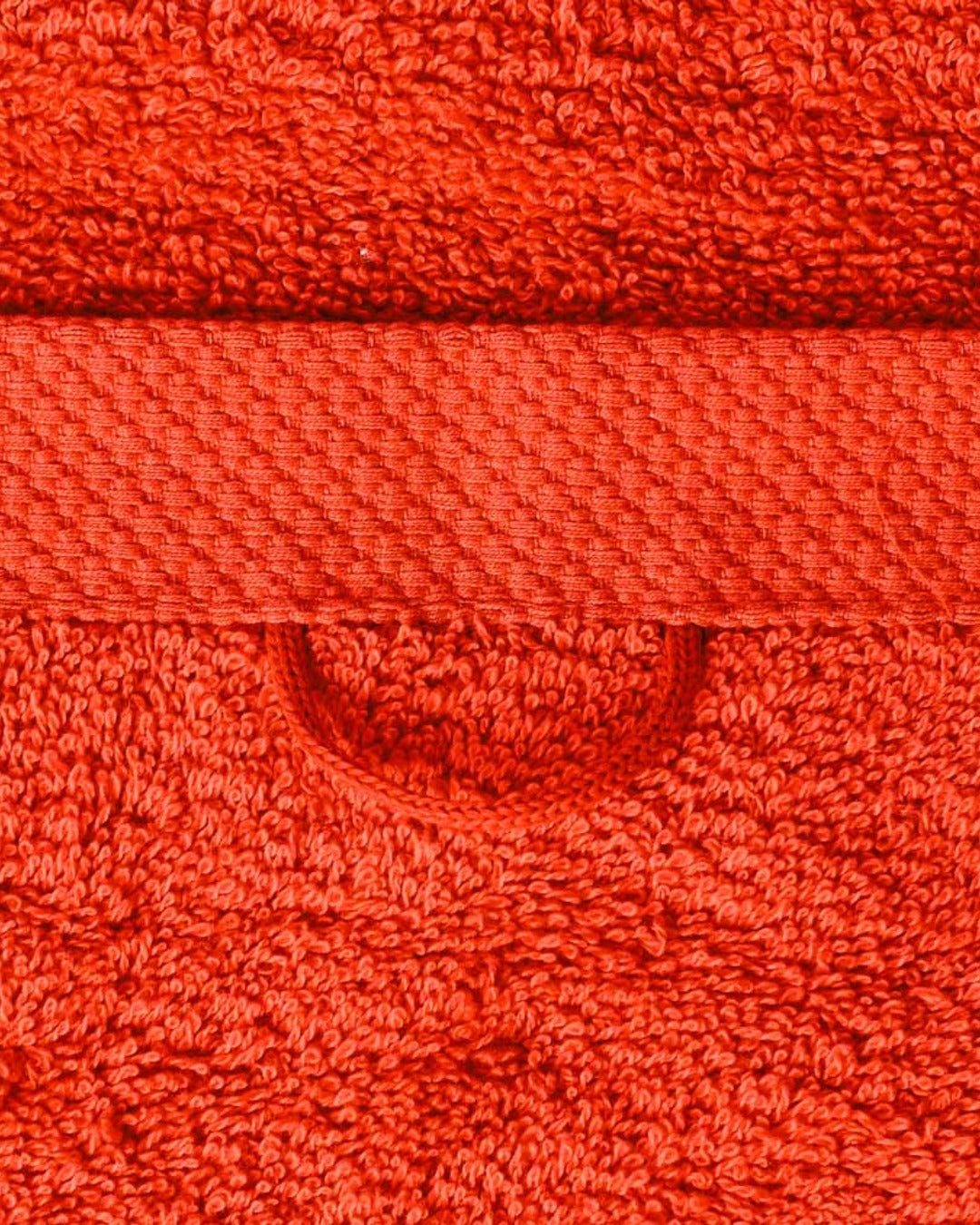 Merci - Serviette De Bain En Éponge - Rouge Soir