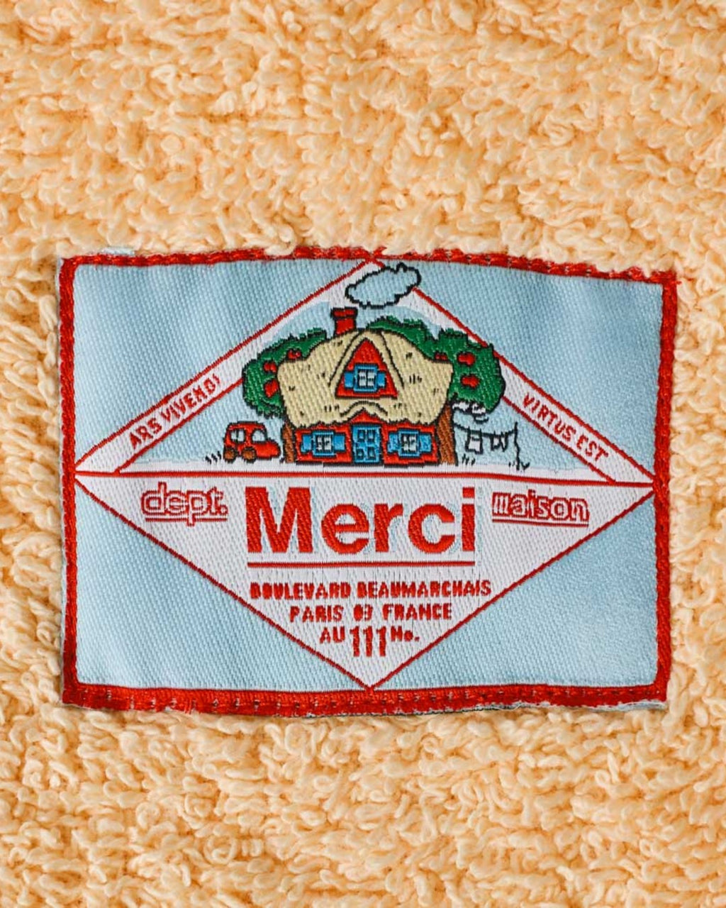 Merci - Terry Cloth Bath Towel - Zenith Yellow