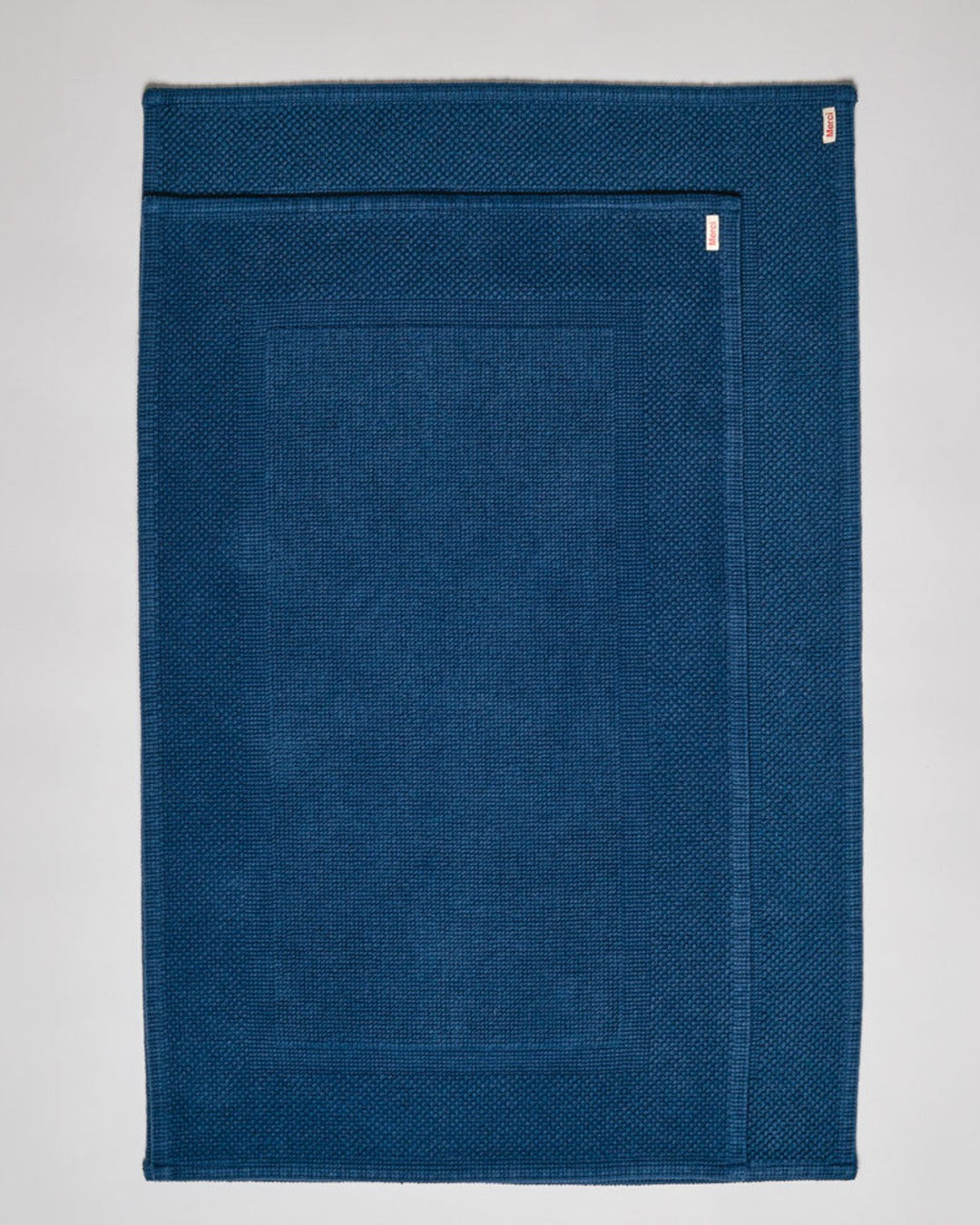 Merci - Cotton Bath Mat - Blue Night