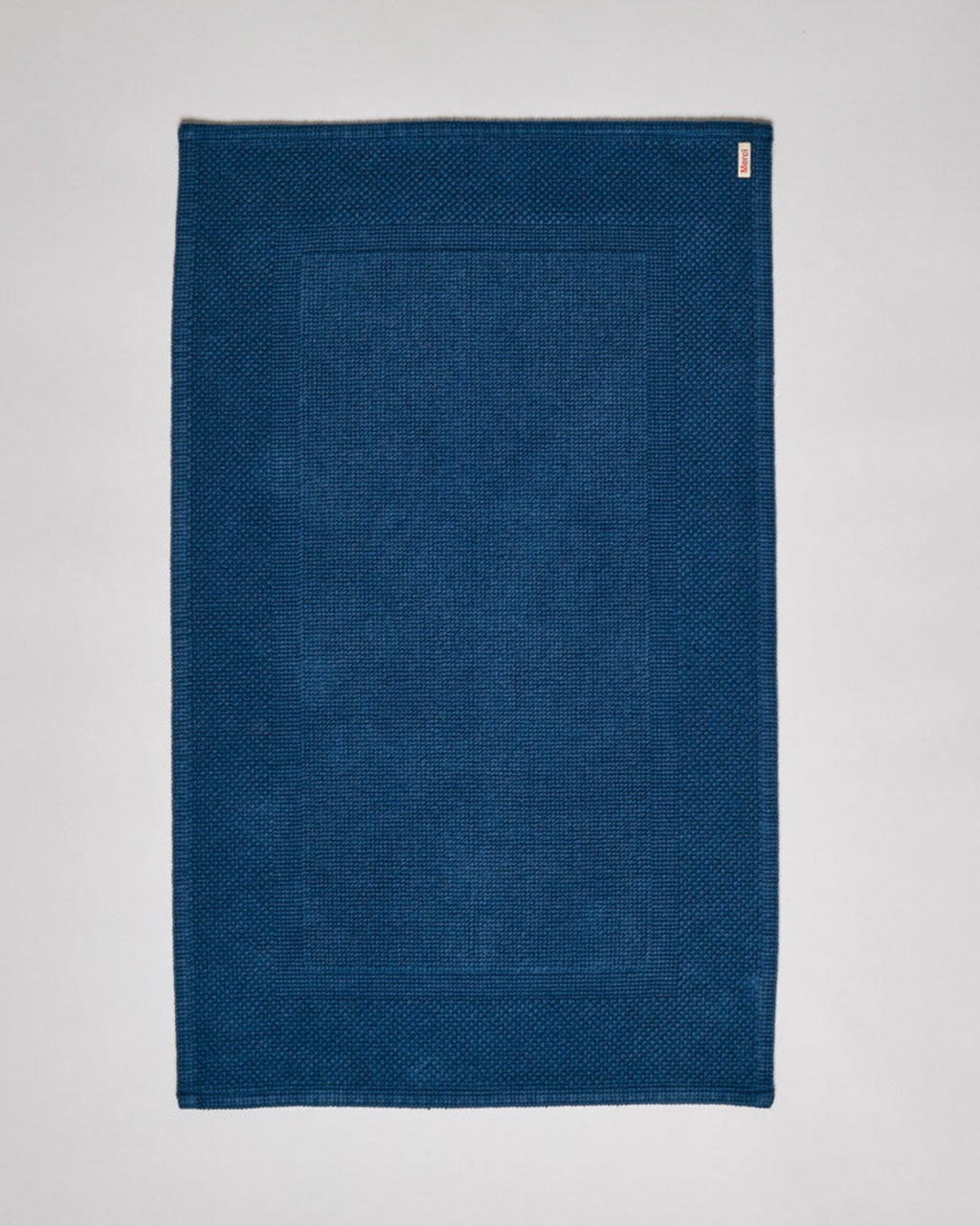 Merci - Cotton Bath Mat - Blue Night