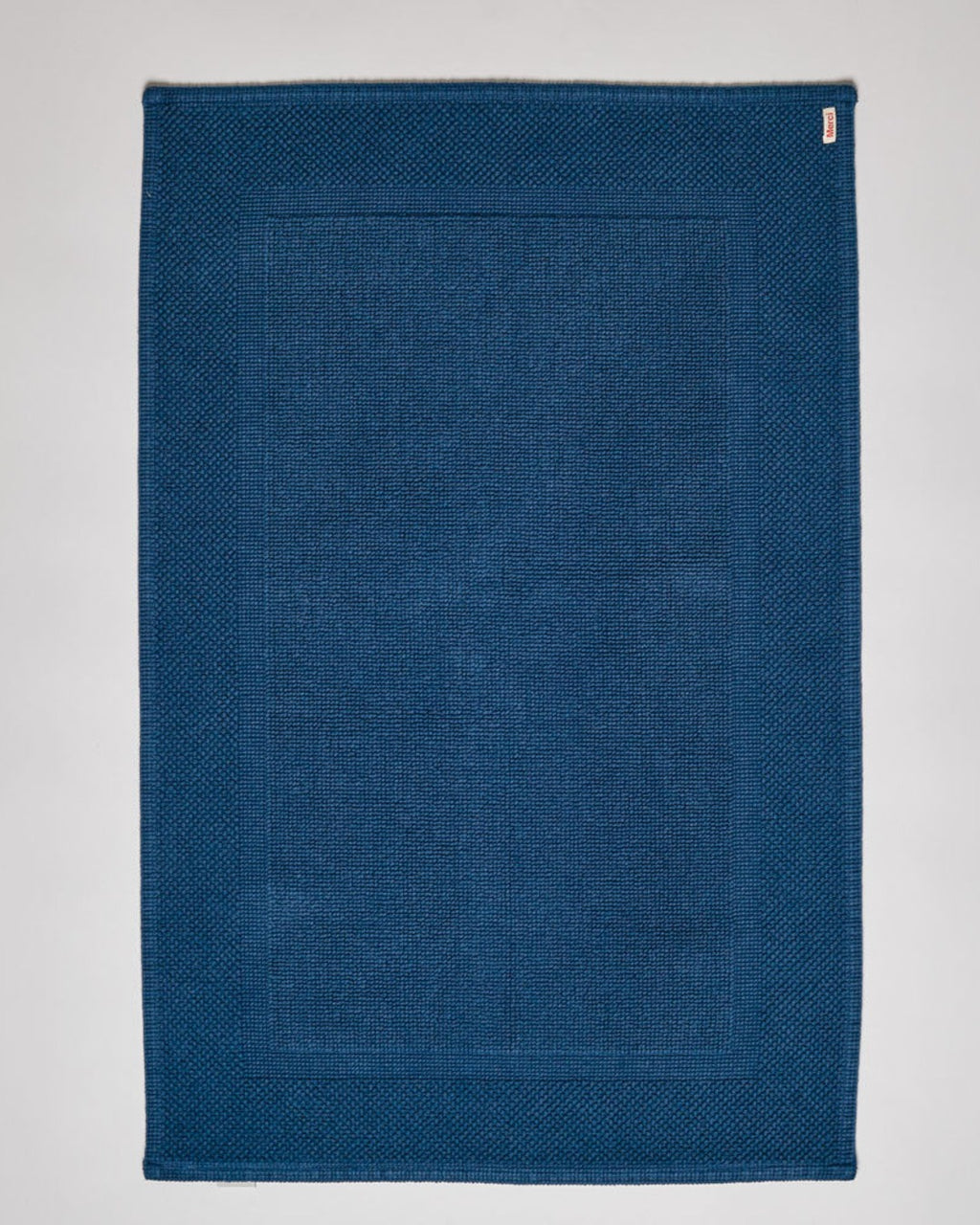 Merci - Cotton Bath Mat - Blue Night