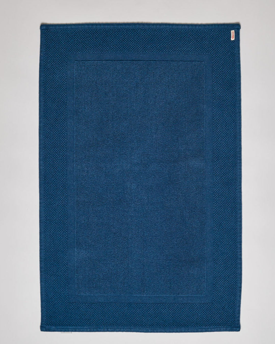 Merci - Cotton Bath Mat - Blue Night