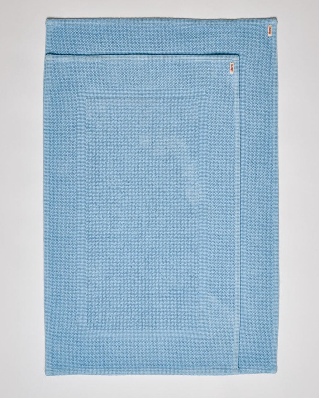 Merci - Cotton Bath Mat - Blue Day
