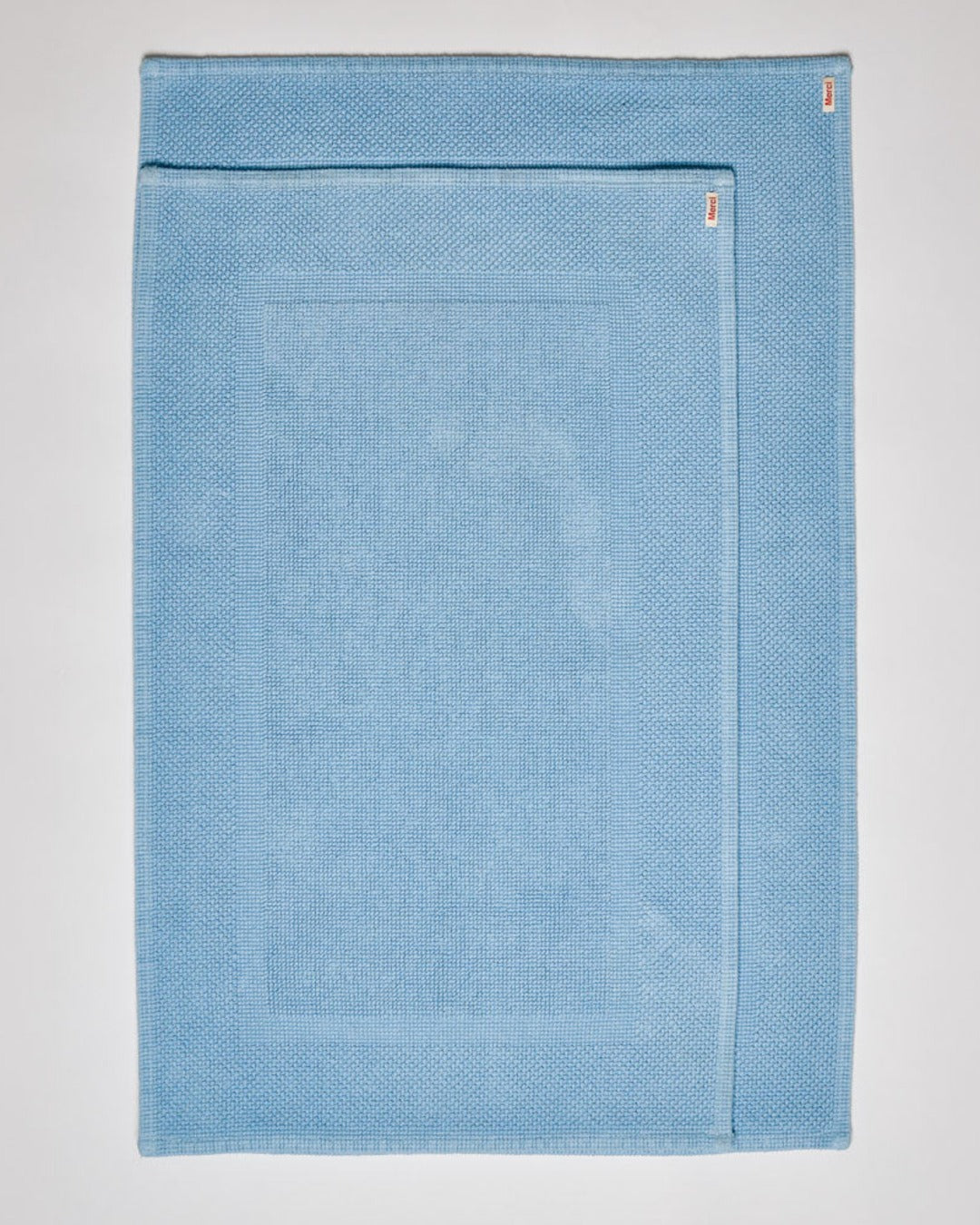 Merci - Cotton Bath Mat - Blue Day