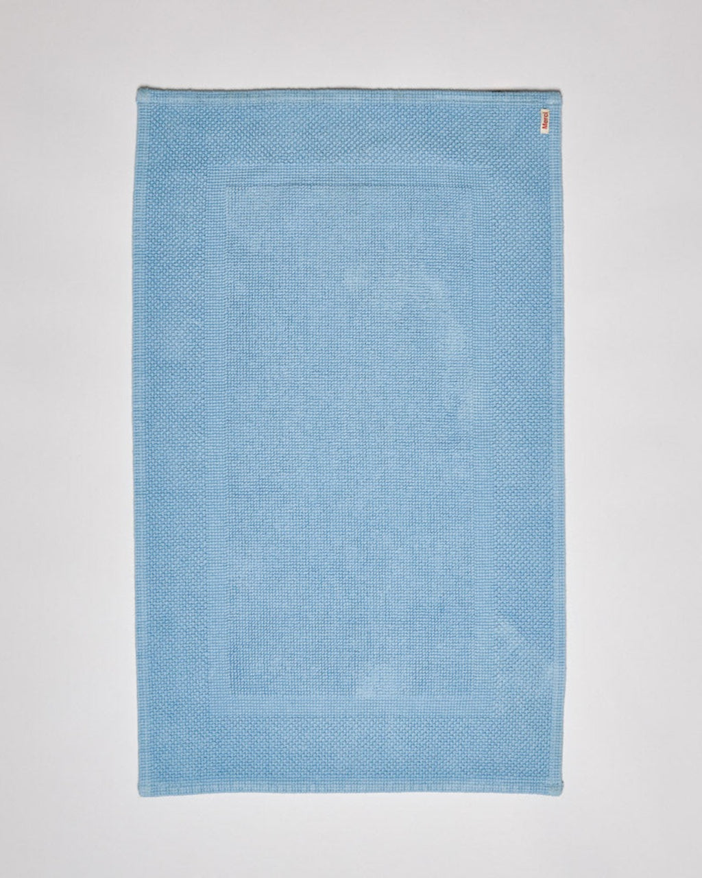 Merci - Cotton Bath Mat - Blue Day