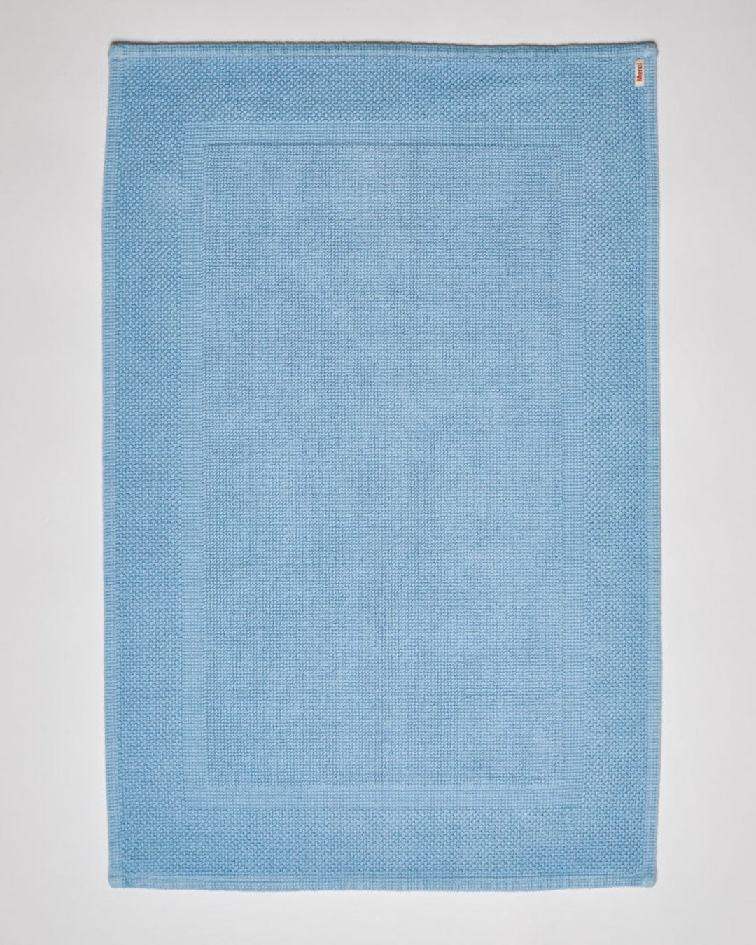 Merci - Cotton Bath Mat - Blue Day