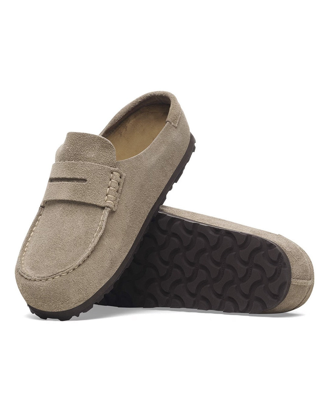 Birkenstock - Naples Suede Loafers - Taupe